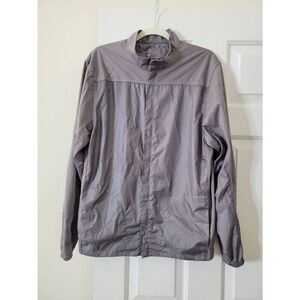 Nike Shield Grey Full-Zip Golf Jacket  Men's Sz L